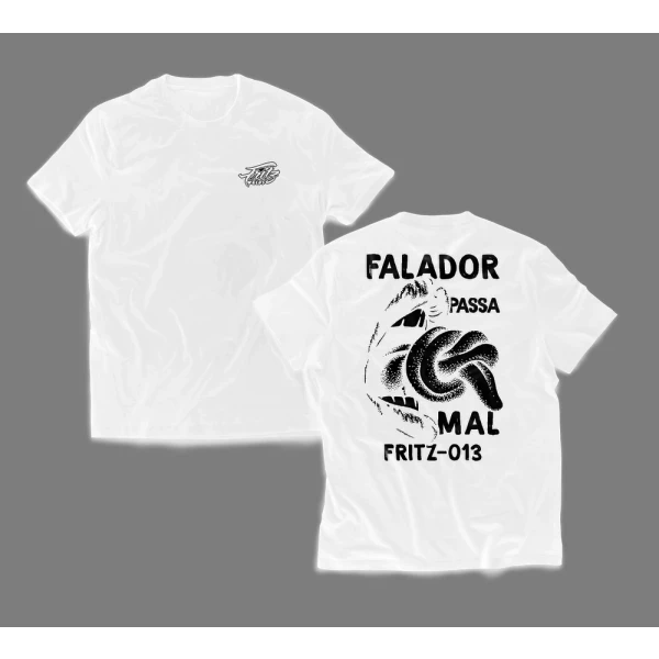 Camiseta Falador passa mal (Branca)