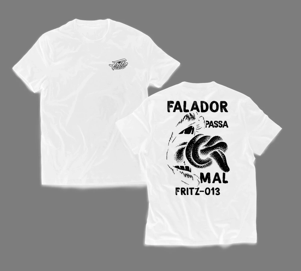 Camiseta Falador passa mal (Branca)